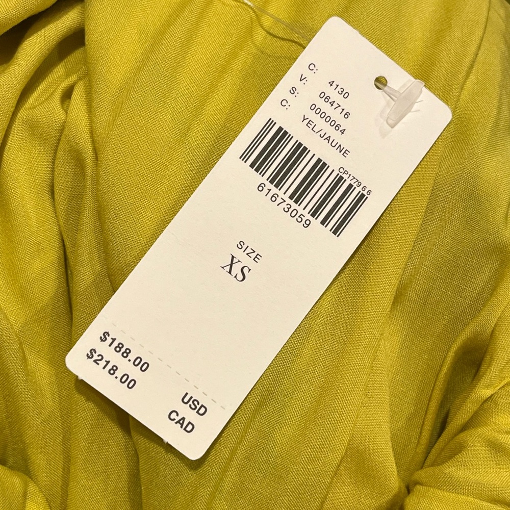 𝐀𝐧𝐭𝐡𝐫𝐨𝐩𝐨𝐥𝐨𝐠𝐢𝐞 𝐍𝐖𝐓 Eliora Off-The-Shoulder Maxi Dress Yellow XS - Picture 6 of 12